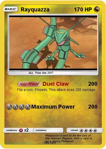Pokemon Rayquazza