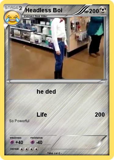 Pokemon Headless Boi