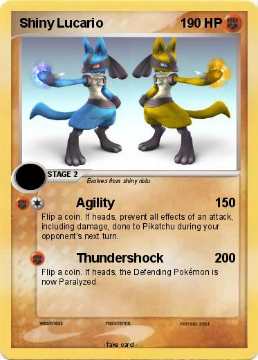 Pokemon Shiny Lucario
