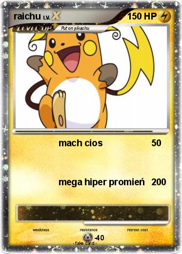 Pokemon raichu