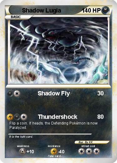 Pokemon Shadow Lugia