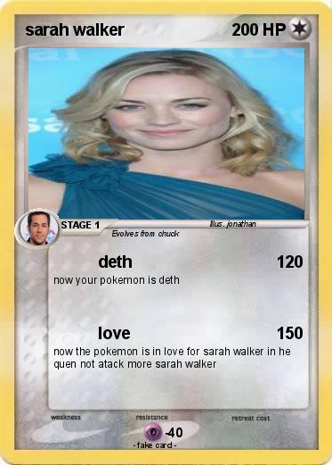 Pokemon sarah walker