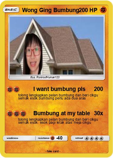 Pokemon Wong Ging Bumbung