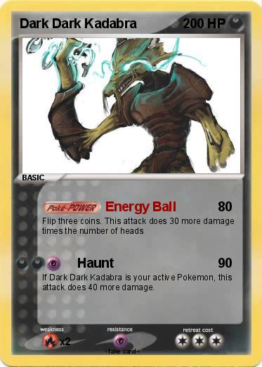 Pokemon Dark Dark Kadabra