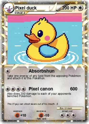 Pokemon Pixel duck