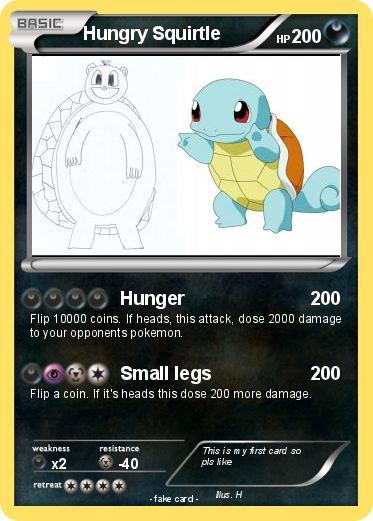 Pokemon Hungry Squirtle