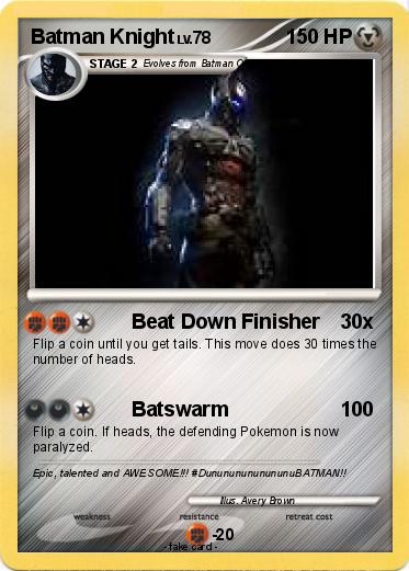 Pokemon Batman Knight
