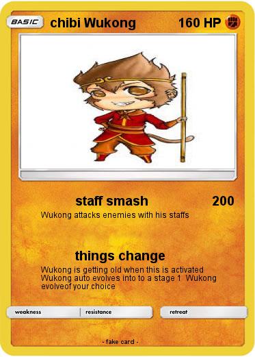 Pokemon chibi Wukong