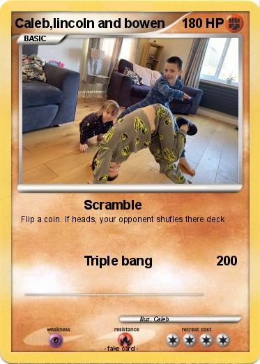 Pokemon Caleb,lincoln and bowen