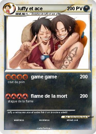 Pokemon luffy et ace