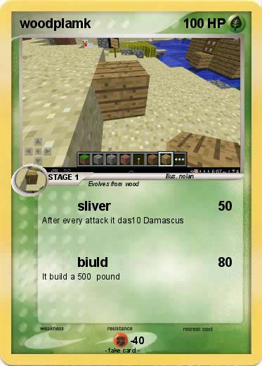 Pokemon woodplamk