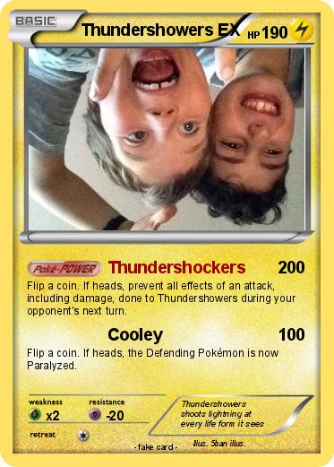 Pokemon Thundershowers EX
