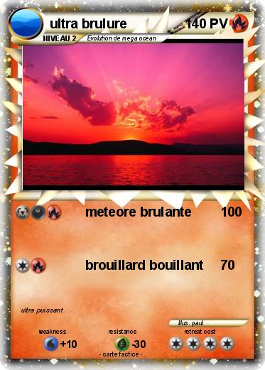 Pokemon ultra brulure