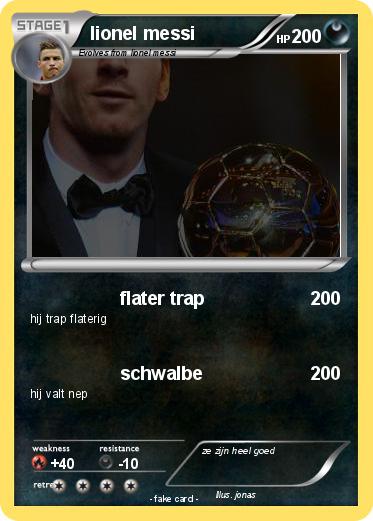 Pokemon lionel messi