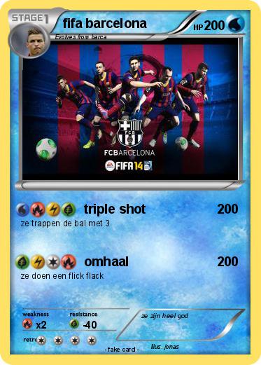 Pokemon fifa barcelona