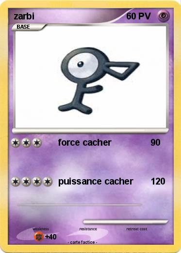 Pokemon zarbi