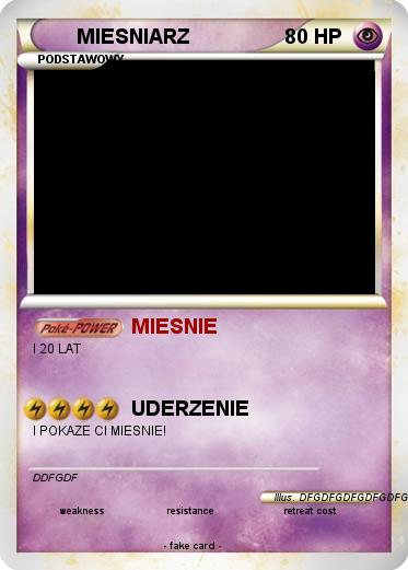 Pokemon MIESNIARZ
