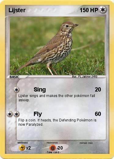 Pokemon Lijster
