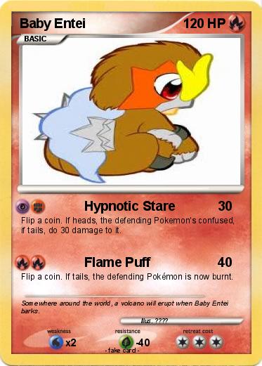 Pokemon Baby Entei