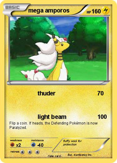 Pokemon mega amporos