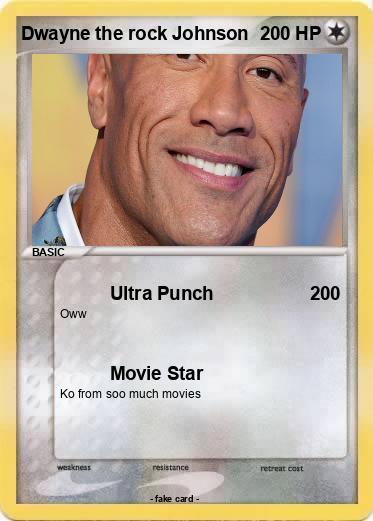 Pokemon Dwayne the rock Johnson