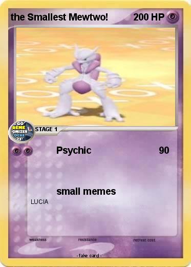 Pokemon the Smallest Mewtwo!