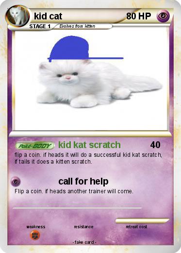 Pokemon kid cat