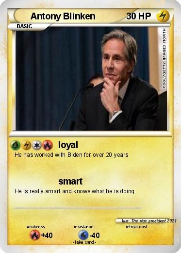 Pokemon Antony Blinken