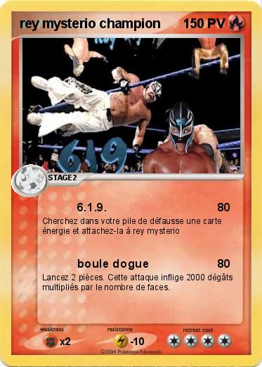 Pokemon rey mysterio champion