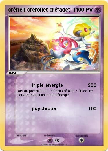 Pokemon créhelf créfollet créfadet  1
