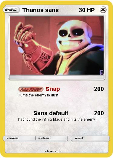 Pokemon Thanos sans
