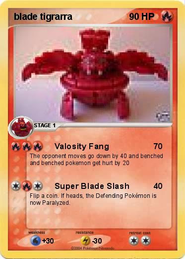 Pokemon blade tigrarra 