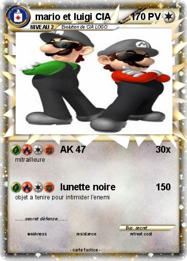 Pokemon mario et luigi CIA