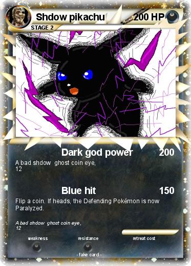 Pokemon Shdow pikachu
