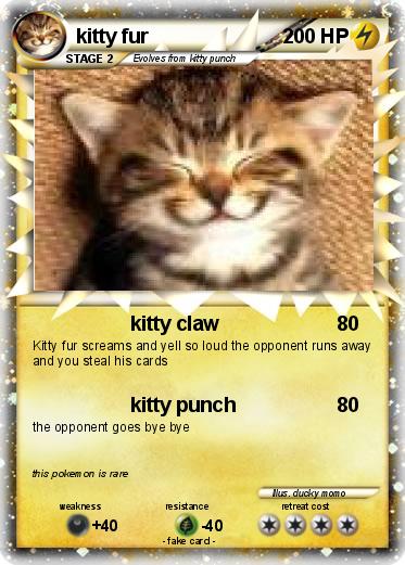 Pokemon kitty fur