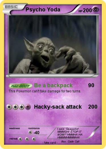Pokemon Psycho Yoda