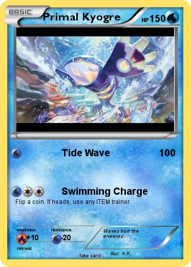 Pokemon Primal Kyogre