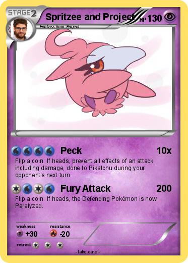Pokemon Spritzee and Project