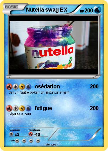 Pokemon Nutella swag EX