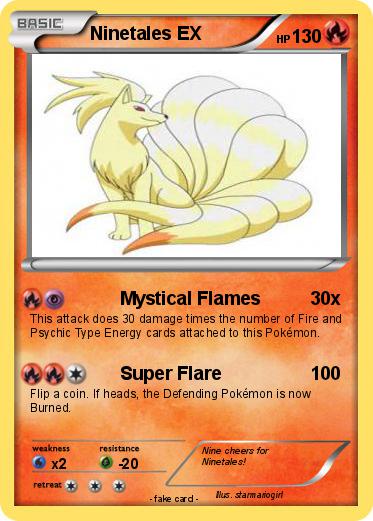 Pokemon Ninetales EX