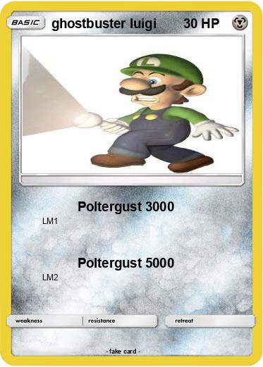 Pokemon ghostbuster luigi