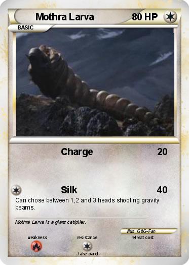Pokemon Mothra Larva