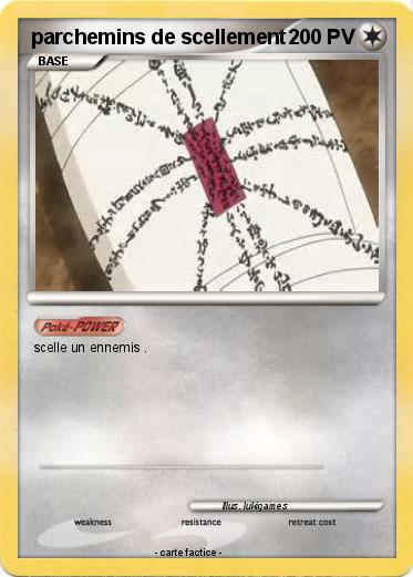 Pokemon parchemins de scellement