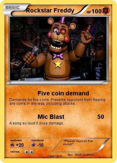 Pokemon Rockstar Freddy