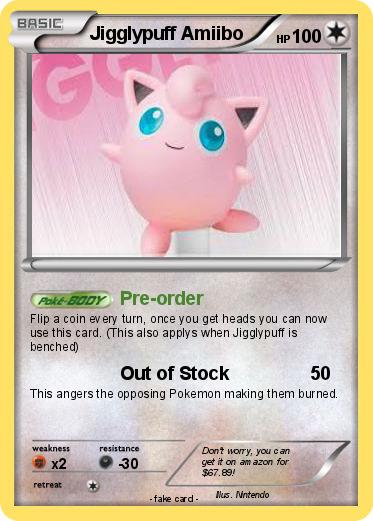 Pokemon Jigglypuff Amiibo