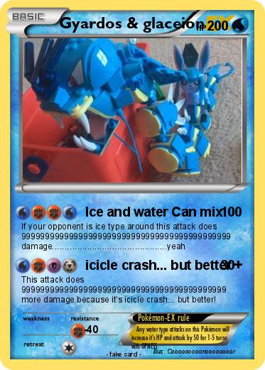 Pokemon Gyardos & glaceion