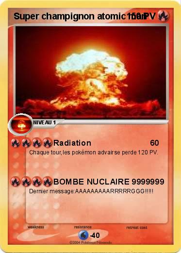 Pokemon Super champignon atomic man