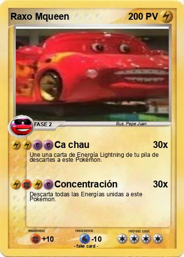 Pokemon Raxo Mqueen