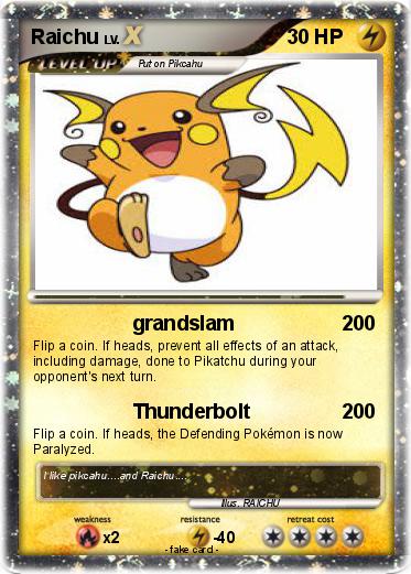 Pokemon Raichu