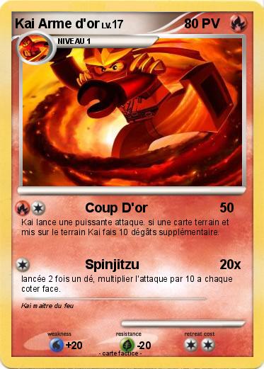 Pokemon Kai Arme d'or
